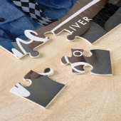 Brothersスクリプトのモダン写真 ジグソーパズル (側面)