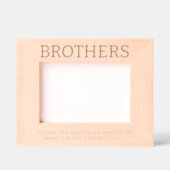 Brothersディクショナリ定義おもしろい レーザー彫刻フレーム (正面)