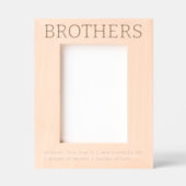 Brothersディクショナリ定義おもしろい レーザー彫刻フレーム (正面)
