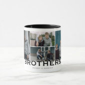 BROTHERS 8 写真コラージュ モダンギフト マグカップ (中央)