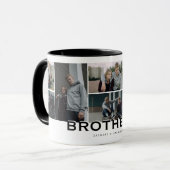 BROTHERS 8 写真コラージュ モダンギフト マグカップ (正面左)