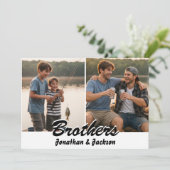 Brothers Best Friends card with Photo and Poem  (スタンド正面)