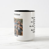 Brothers Best Friends with Photos and Poem  ツートーンマグカップ (中央)