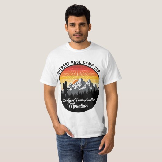 Brothers From Another Mountain Everest Hiking Tシャツ (正面フル)