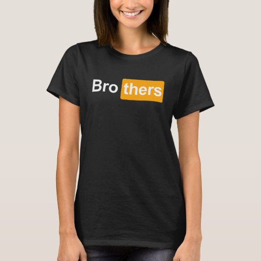 Brothers Ideas Bro Thers Brothers Hub Tシャツ (正面)