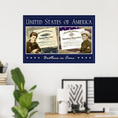 Brothers in Arms – カラー化 ポスター (ホームオフィス)