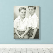 Brothers in Studio キャンバスプリント (インサイチュ (ウッドフロア))