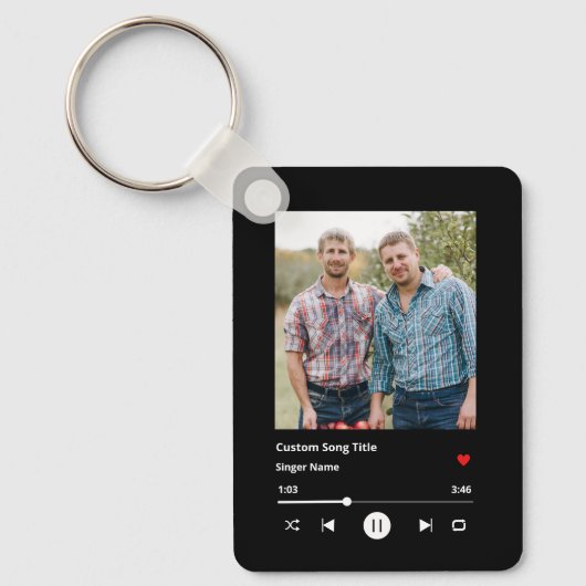 Brothers Song Matching カスタムPhoto キーホルダー (正面)