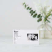 Brothers Three Business Card II 名刺 (スタンド正面)