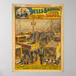 Brothers Zoological Marvels Circusポスターを販売 ポスター