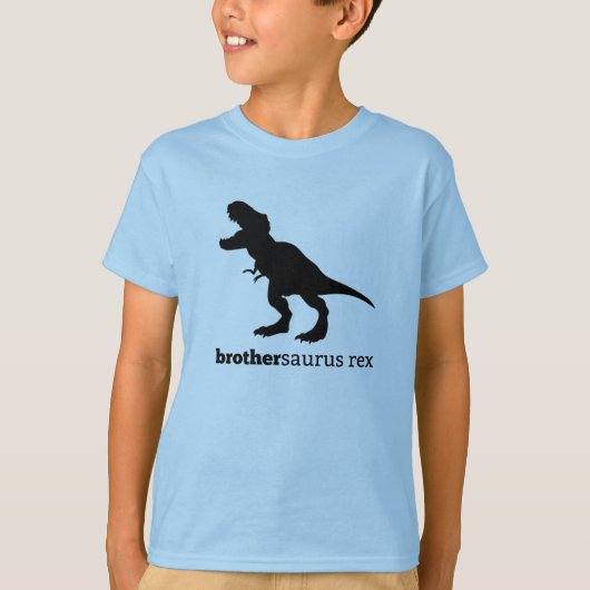 brothersaurusのレックスの恐竜家族のTシャツ Tシャツ (正面)