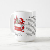Broughton、起源、意味および頂上 コーヒーマグカップ (正面左)