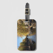 Brouwersgracht Amsterdam Canal Autumn写真 ラゲッジタグ (正面縦)