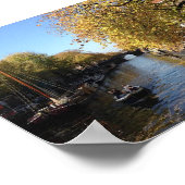 Brouwersgracht Amsterdam Canal Autumn Photo ポスター (角)
