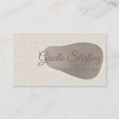 Brow Artist Neutral Linen Beauty Abstract 名刺 (正面)