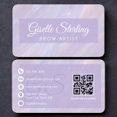 Brow Artist Opal Holographic 名刺