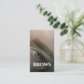 Brow Artist Photo QRコード 名刺 (スタンド正面)