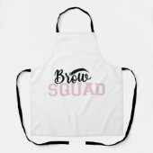 Brow Squad Makap Artist Brow Tech Brow エプロン (正面)