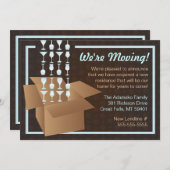 BrownとBlueパッキングのお知らせ 案内状 (正面/裏面)