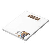 Brown フレンドリー Pit Bull To Doリスト ノートパッド (回転)