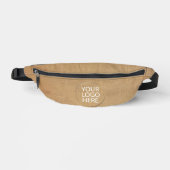 Brown モダン Business Logo Name Fanny Pack ファニーパック (正面)