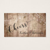 Brown 素朴 Wood、Lights Drinkチケット付き (裏面)