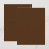 Brown #4D2A10, Crocodile シーズンポストカード (正面/裏面)
