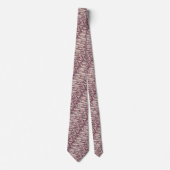 Brown Abstract Wedding  Neck Tie ネクタイ (正面)
