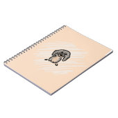 brown and black dachshund notebook ノートブック (左側)