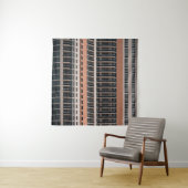 Brown and black high-rise building タペストリー (インサイチュ)