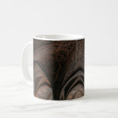 Brown and black wooden building interior コーヒーマグカップ (正面左)