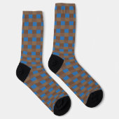 Brown and Blue Color Combination ソックス (右)