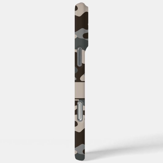 Brown and Gray Camouflage Personalized Case-Mate iPhoneケース (裏面 / 右)