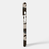 Brown and Gray Camouflage Personalized Case-Mate iPhoneケース (裏面 / 左)