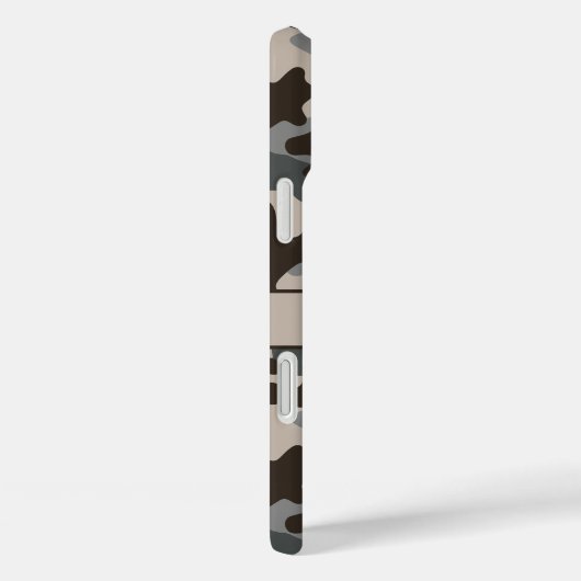 Brown and Gray Camouflage Personalized Case-Mate iPhoneケース (裏面 / 右)