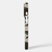 Brown and Gray Camouflage Personalized Case-Mate iPhoneケース (裏面 / 左)