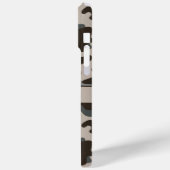 Brown and Gray Camouflage Personalized Case-Mate iPhoneケース (裏面 / 左)
