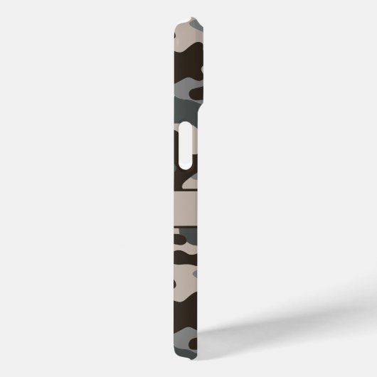 Brown and Gray Camouflage Personalized Case-Mate iPhoneケース (裏面 / 右)