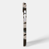 Brown and Gray Camouflage Personalized Case-Mate iPhoneケース (裏面 / 左)