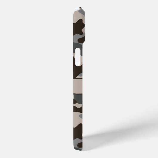 Brown and Gray Camouflage Personalized Case-Mate iPhoneケース (裏面 / 右)