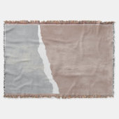 Brown And Gray Grunge スローブランケット (正面)