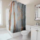 Brown and grey tree trunk シャワーカーテン (インサイチュ)