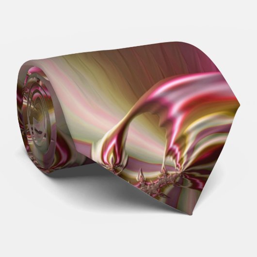 Brown and pink original design tie ネクタイ (ロール)