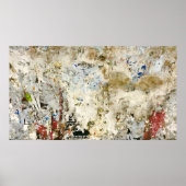 Brown and red wallpaper ポスター (正面)