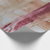 Brown and white abstract painting ラッピングペーパー (角)