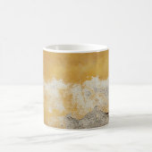 Brown and white stone fragment コーヒーマグカップ (中央)