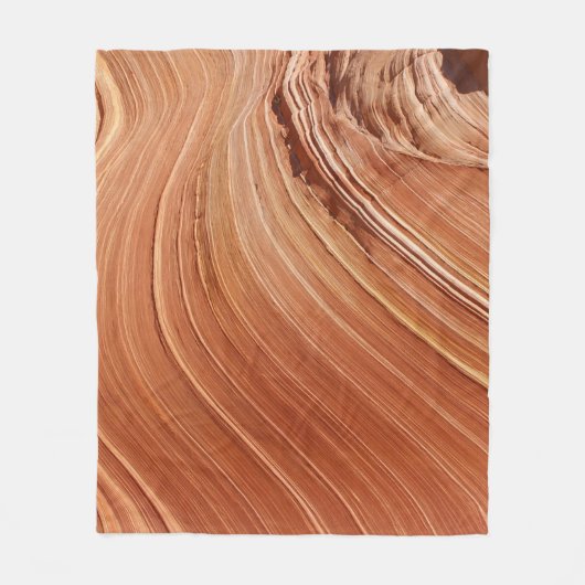 Brown antelope フリースブランケット (正面)