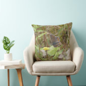 Brown Argus Butterfly Throw Pillow クッション (椅子)