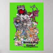 Brown Bag Games Character Poster ポスター (正面)