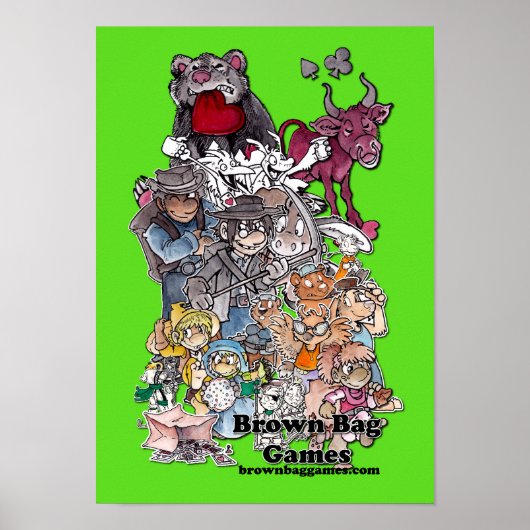 Brown Bag Games Character Poster ポスター (正面)